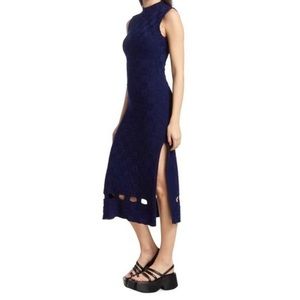 NWT STAUD NAVY SWEATER DRESS
